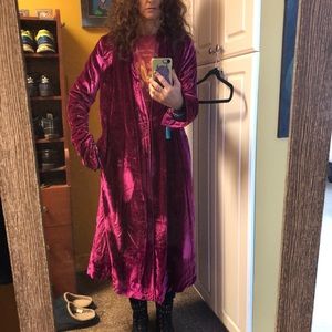 Free People velvet robe / kimono